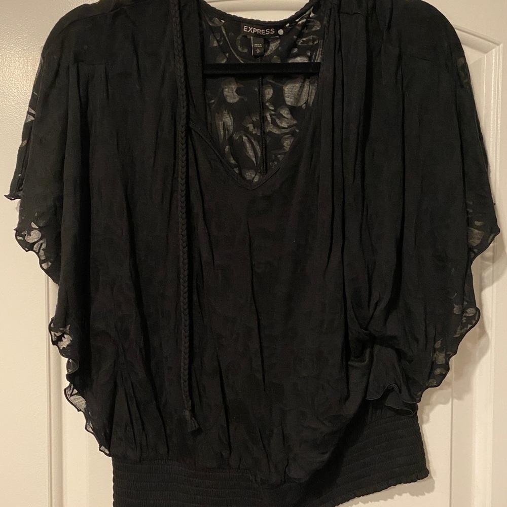 Small Black Express Blouse